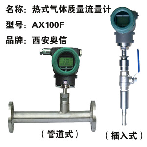 热式气体质量流量计AXF100  热式气体质量流量计AXF100  西安热式