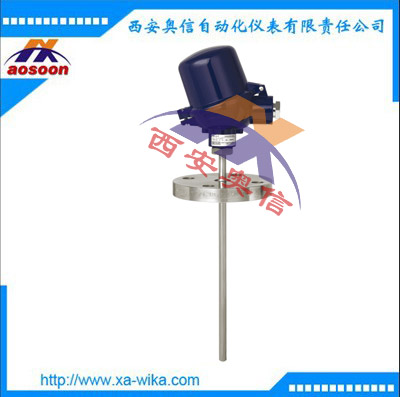 TR10-F热电阻温度计 含法兰套管 WIKA一体化温度变动器