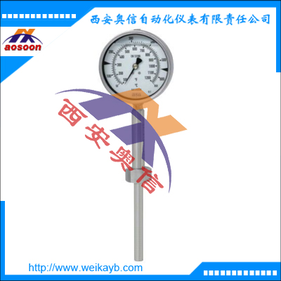 R75.100气包式温度计 WIKA不锈钢高防振性温度计