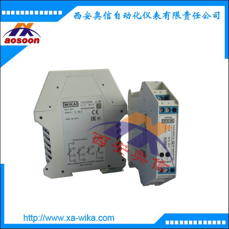 T16数字温度变送器 WIKA热电偶变送器模块T16.R轨道