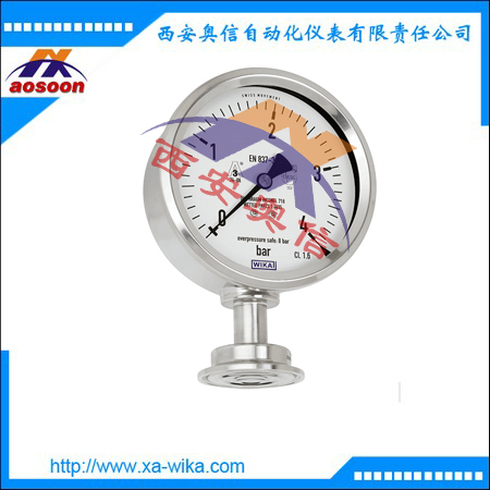 德国wika压力表 平嵌隔膜式压力表PG43SA-D